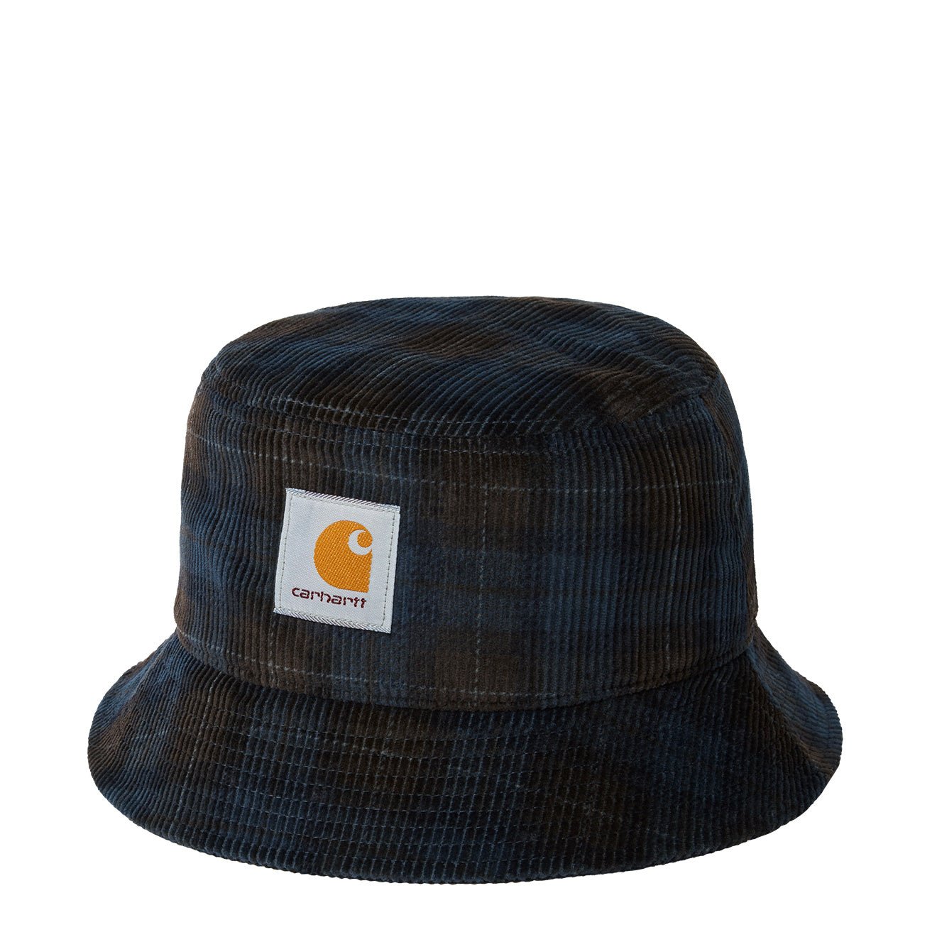 Carhartt WIP Cord Bucket Hat Breck Check Print / Tobacco - pam pam
