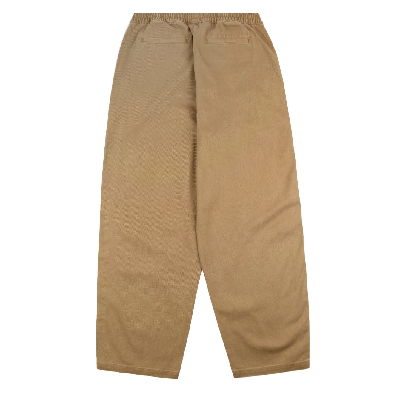 Obey Womens Astrid Side Stripe Pant Tan Faded Wash - pam pam