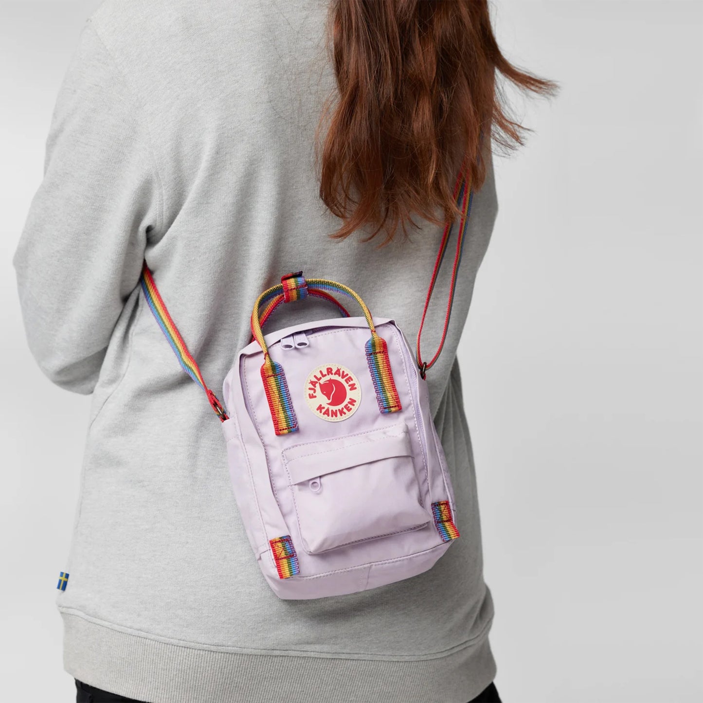 Fjallraven Kanken Sling Cobalt Blue / Rainbow - pam pam