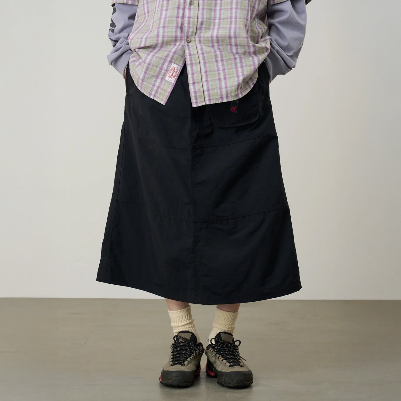 Gramicci Womens Nylon Utility Skirt Black