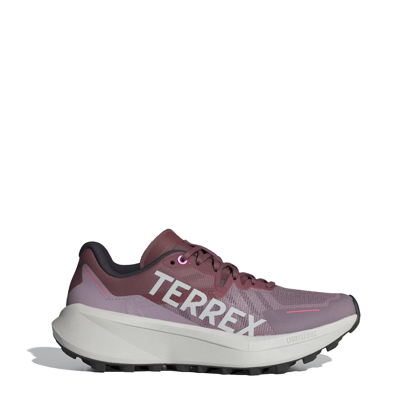 Adidas Terrex Womens Agravic 3 Trail Running Shoes Preloved Fig / Frey One / Pink Fusion - pam pam