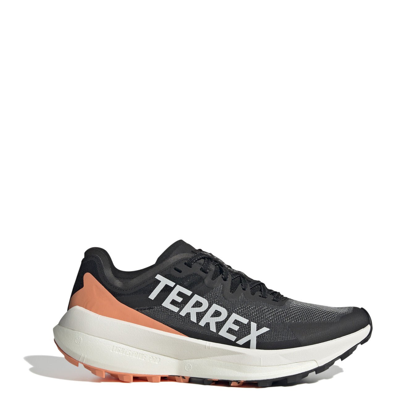 Adidas Terrex Womens Agravic Speed Trail Running Shoes Core Black / Grey One / Amber Tint - pam pam
