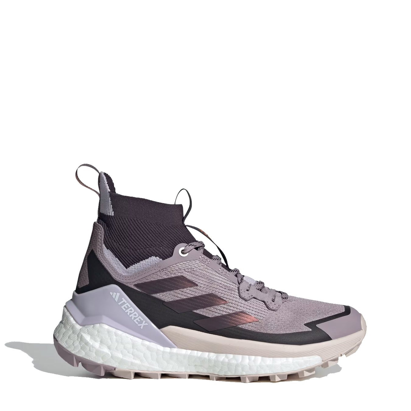 Adidas Terrex Womens Free Hiker 2.0 Hiking Shoes Preloved Fig / Aurora Black / Silver Dawn - pam pam