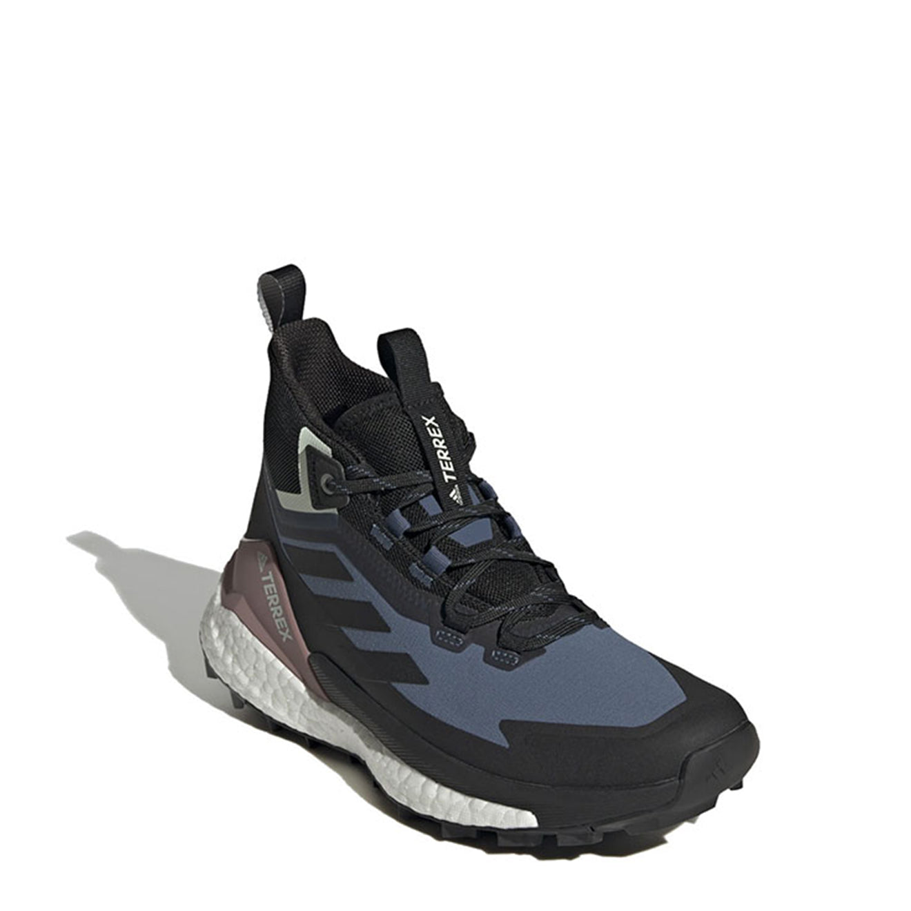 Adidas Terrex Womens Free Hiker 2 Gore-Tex Hiking Shoes Wonder Steel / Core Black / Linen Green - pam pam