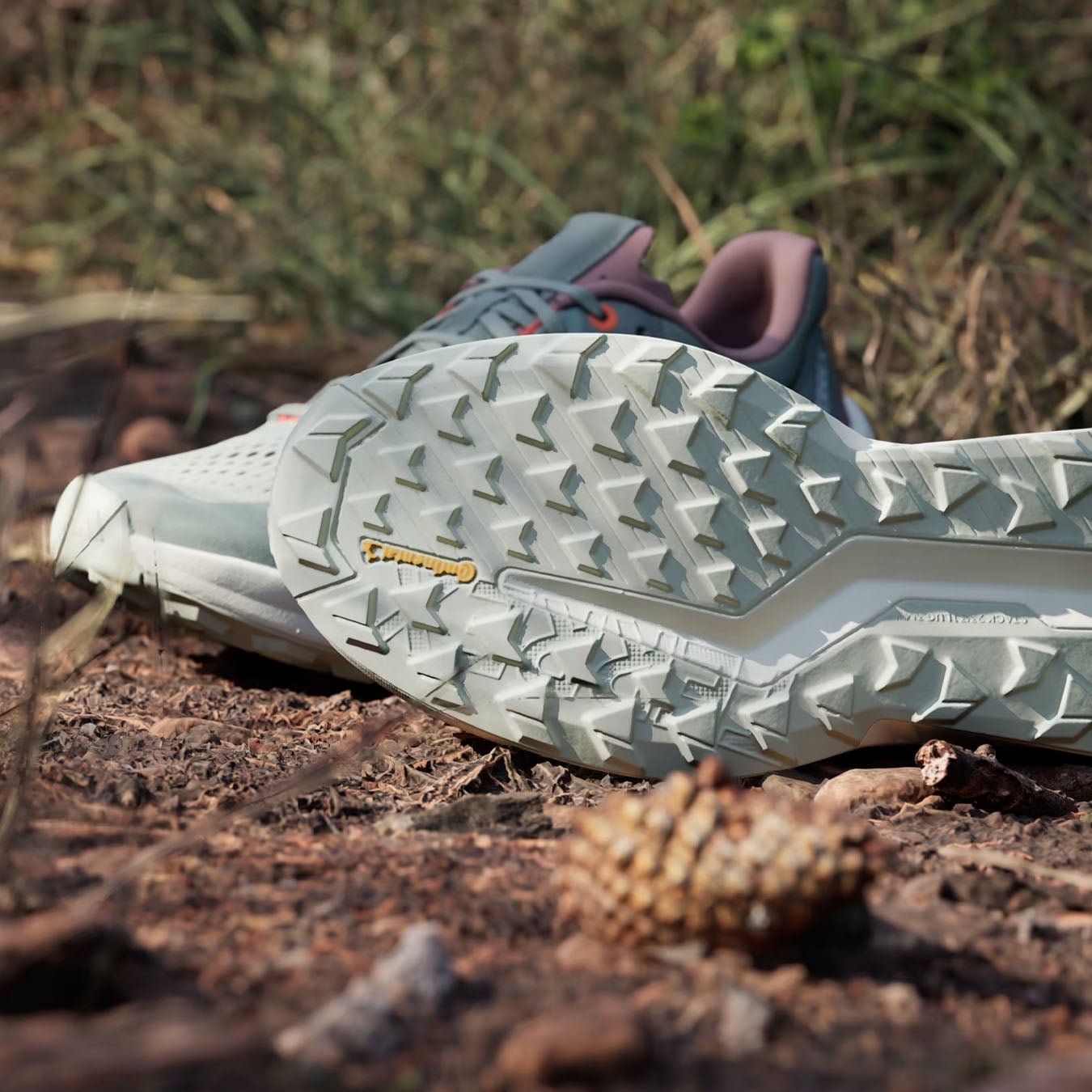 Adidas Terrex Womens Soulstride Flow Trail Running Shoe Linen Green / Off White / Silver Green - pam pam