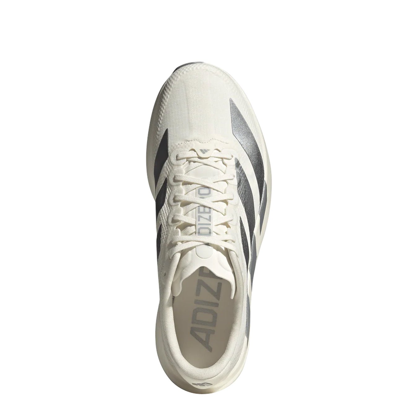 Adidas Womens Adizero Evo SL Woven Trainers Core White / Halo Silver - pam pam