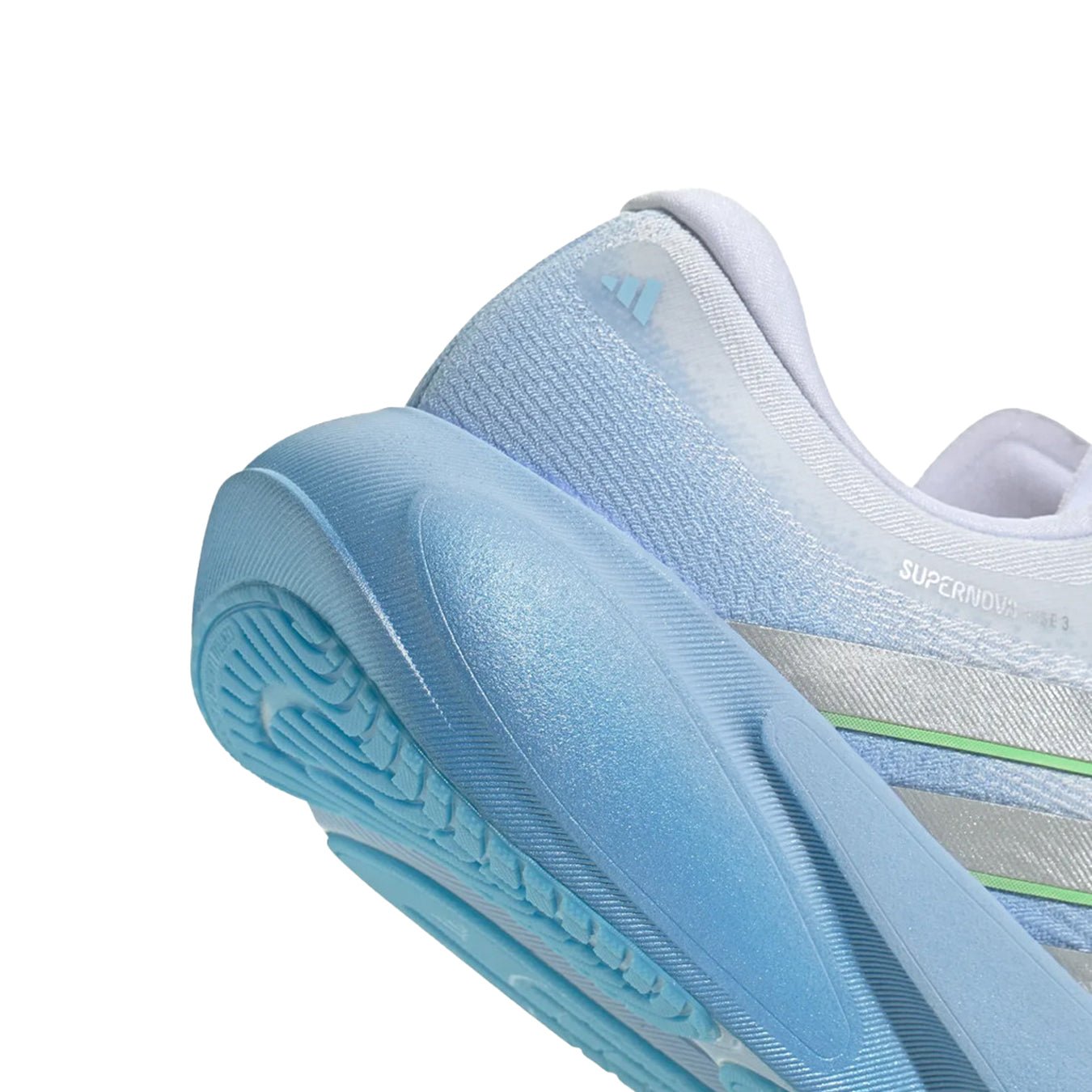 Adidas Womens Supernova Rise 3 Glow Blue / Silver Metallic / Footwear White - pam pam