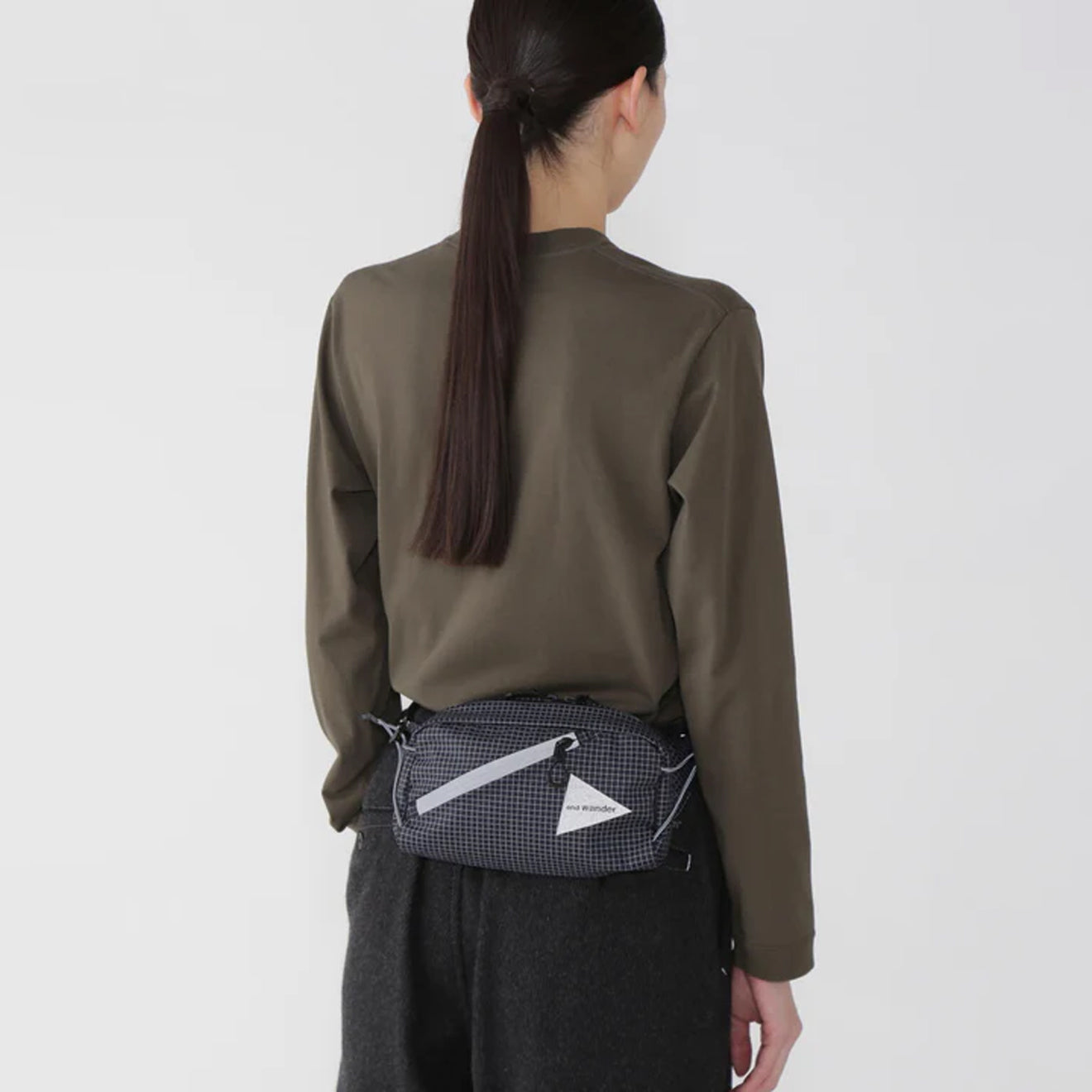 And Wander Ocean Rip Waist Bag Dark Navy