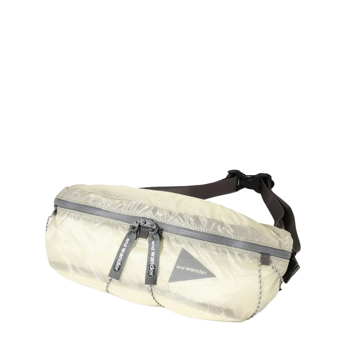 And Wander Sil Waist Bag Off White - pam pam