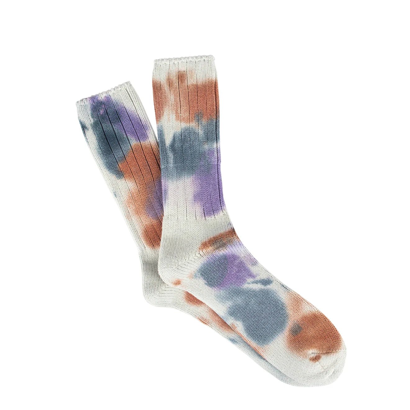 Anonymous Ism Scatter Dye Crew Socks Ink Blue - pam pam