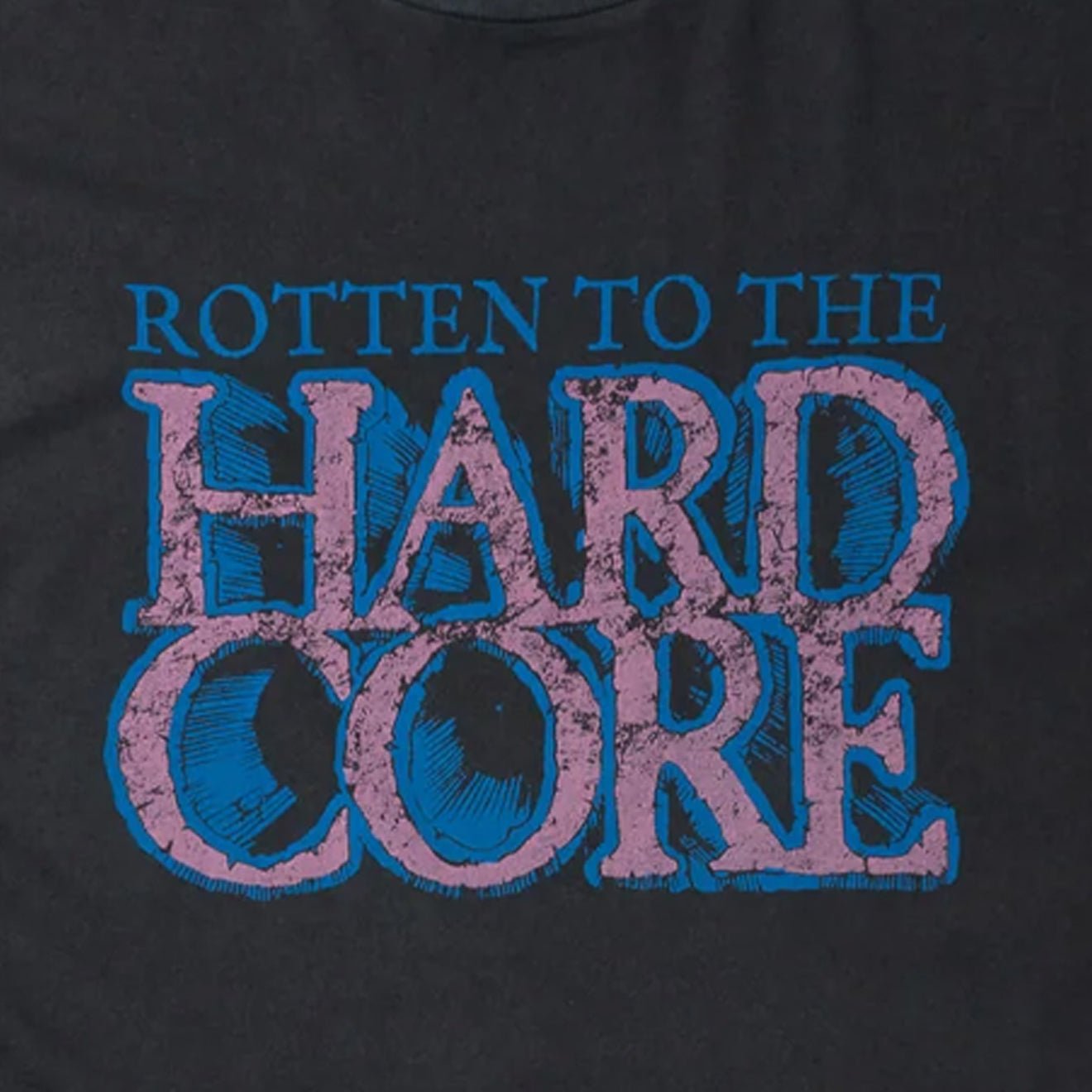 Aries Faded Hardcore S/S Tee Black