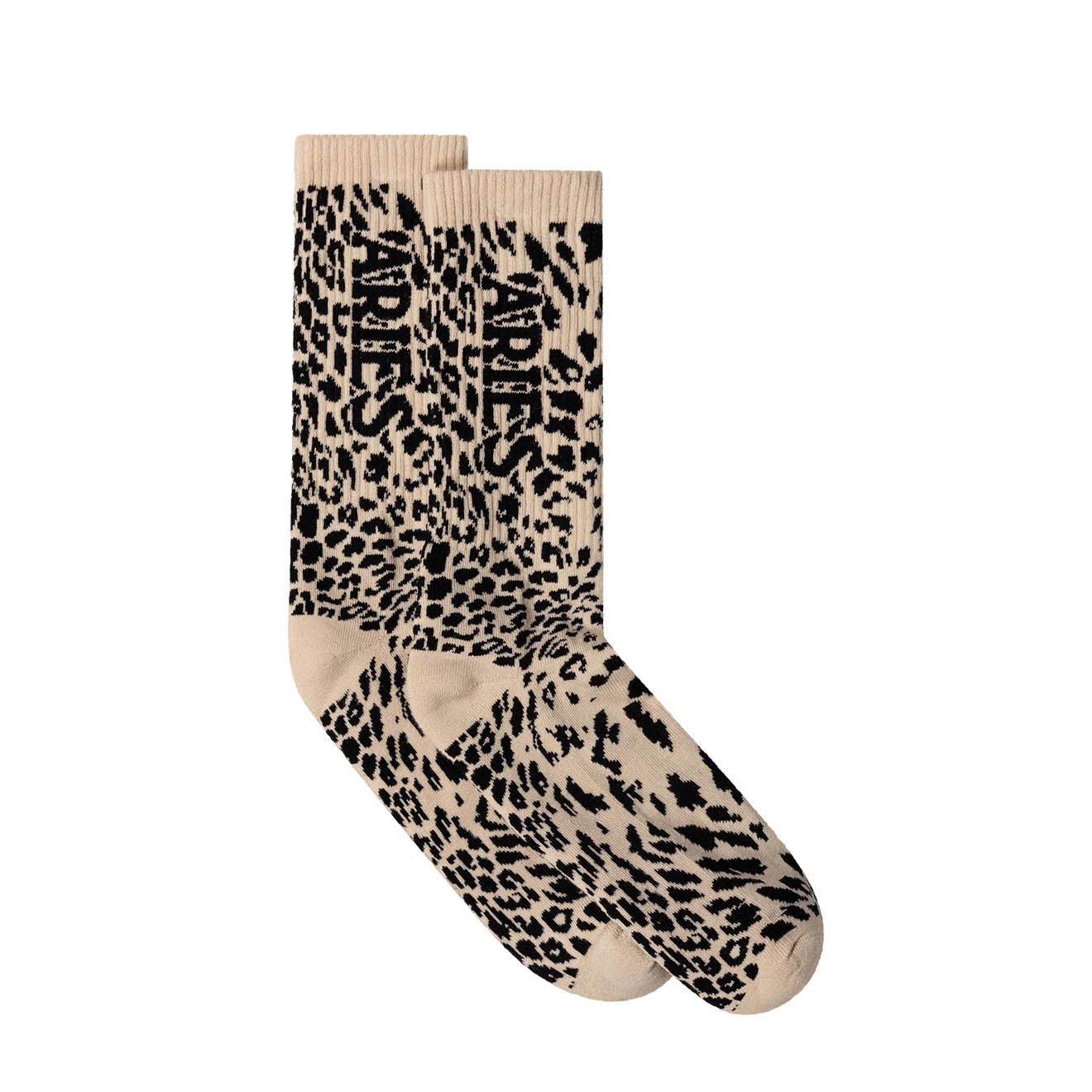Aries J'adoro Aries Leopard Sock Beige - pam pam