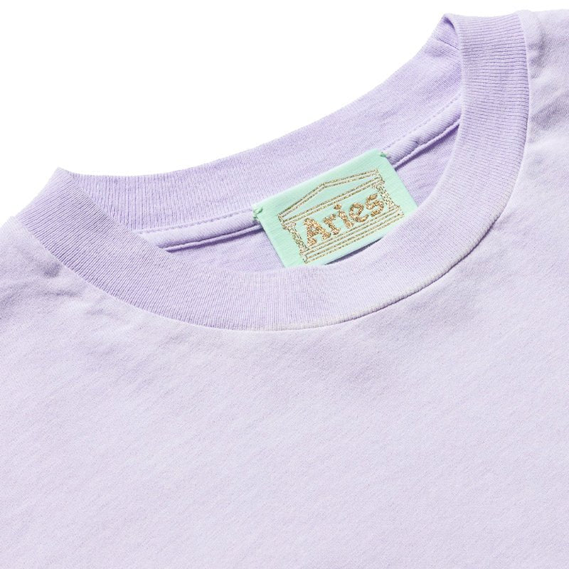 Aries Womens Sunbleached Temple SS Tee Purple - pam pam