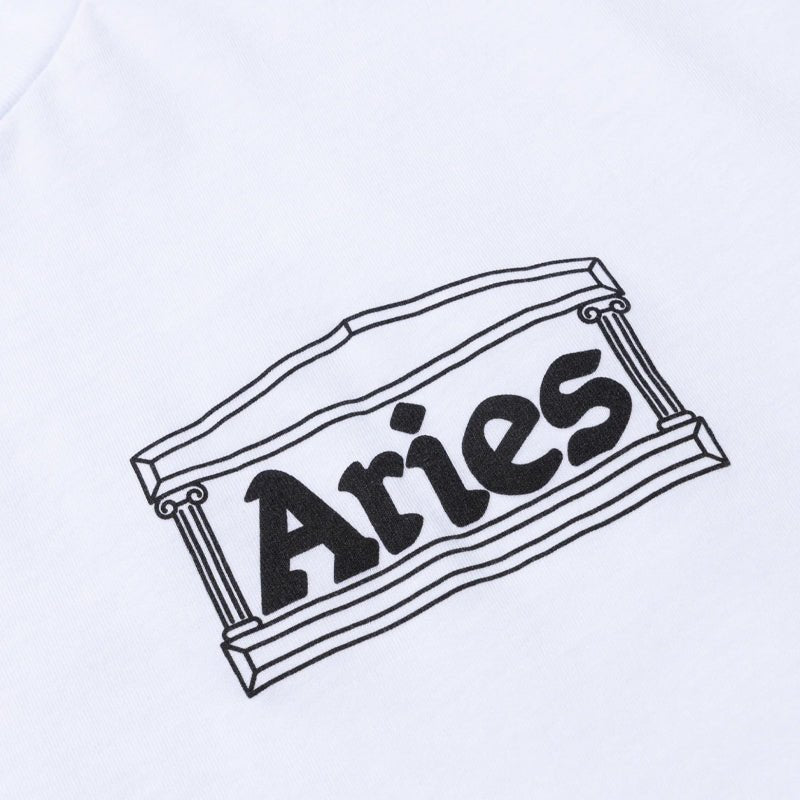 Aries Womens Temple SS Tee White - pam pam