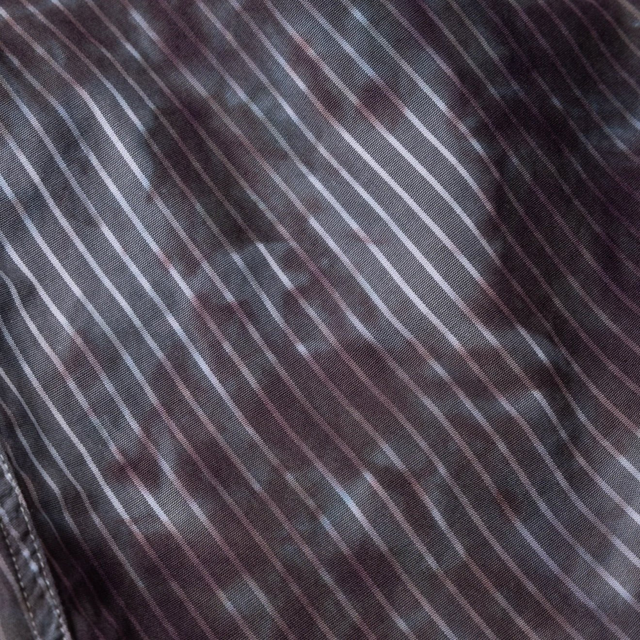 Aries Womens Tie Dye Stripe Poplin Boxer Shorts Black - pam pam