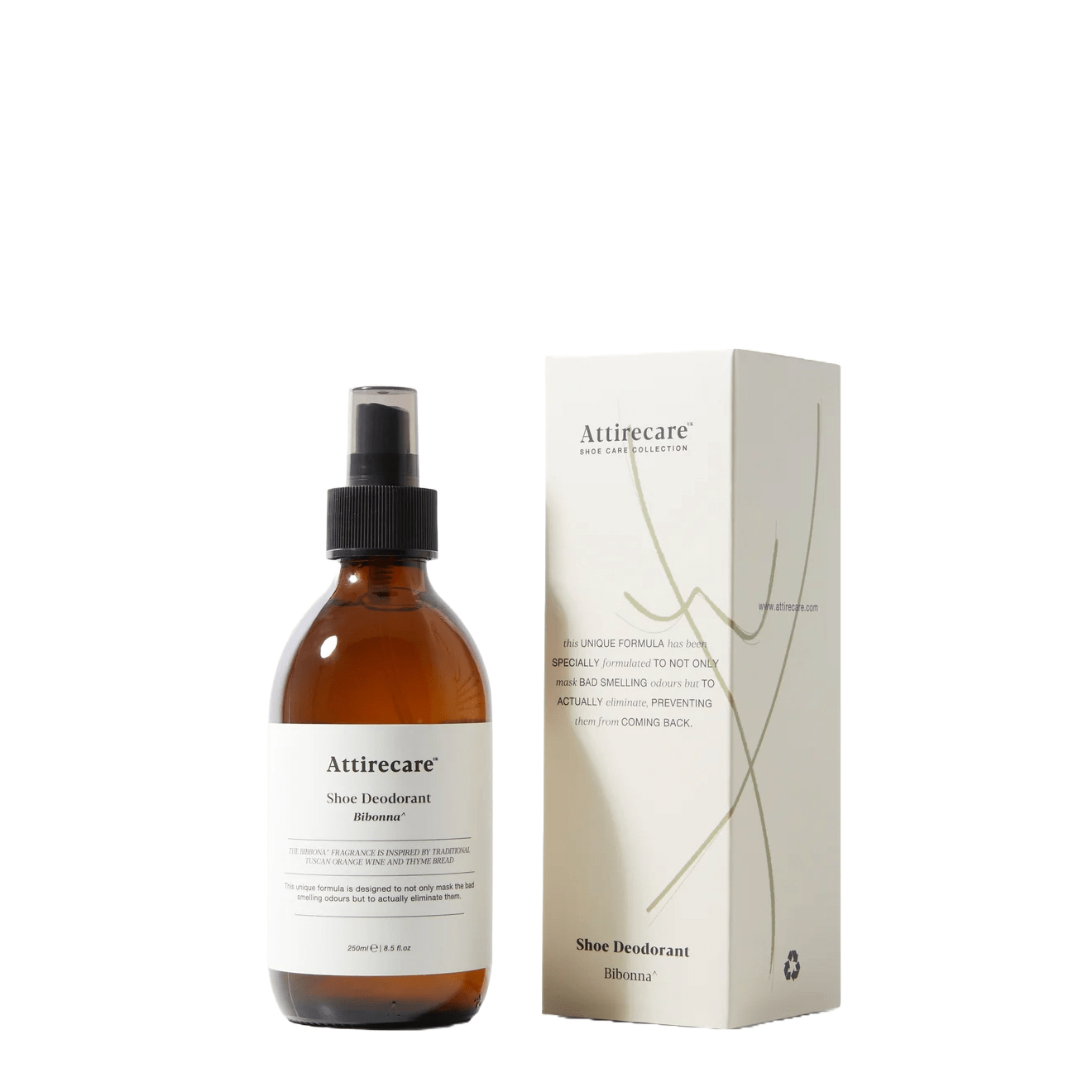 Attirecare Shoe Deodoriser 250ml - pam pam