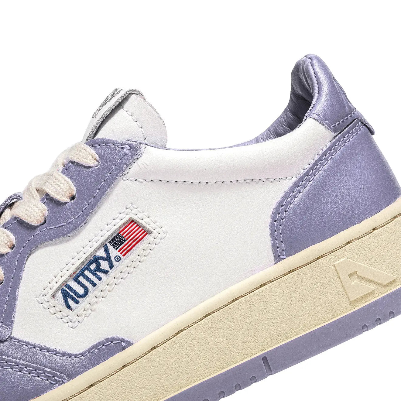 Autry Medalist Low Trainers White / Lavender - pam pam