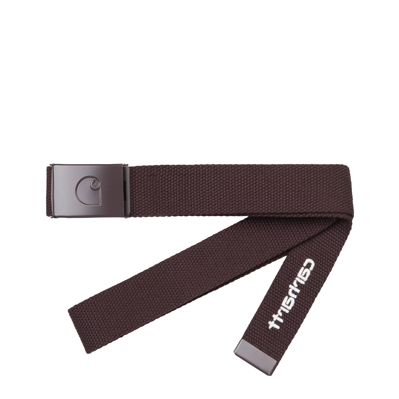 Carhartt WIP C-Logo Belt Tonal Palisander / White - pam pam