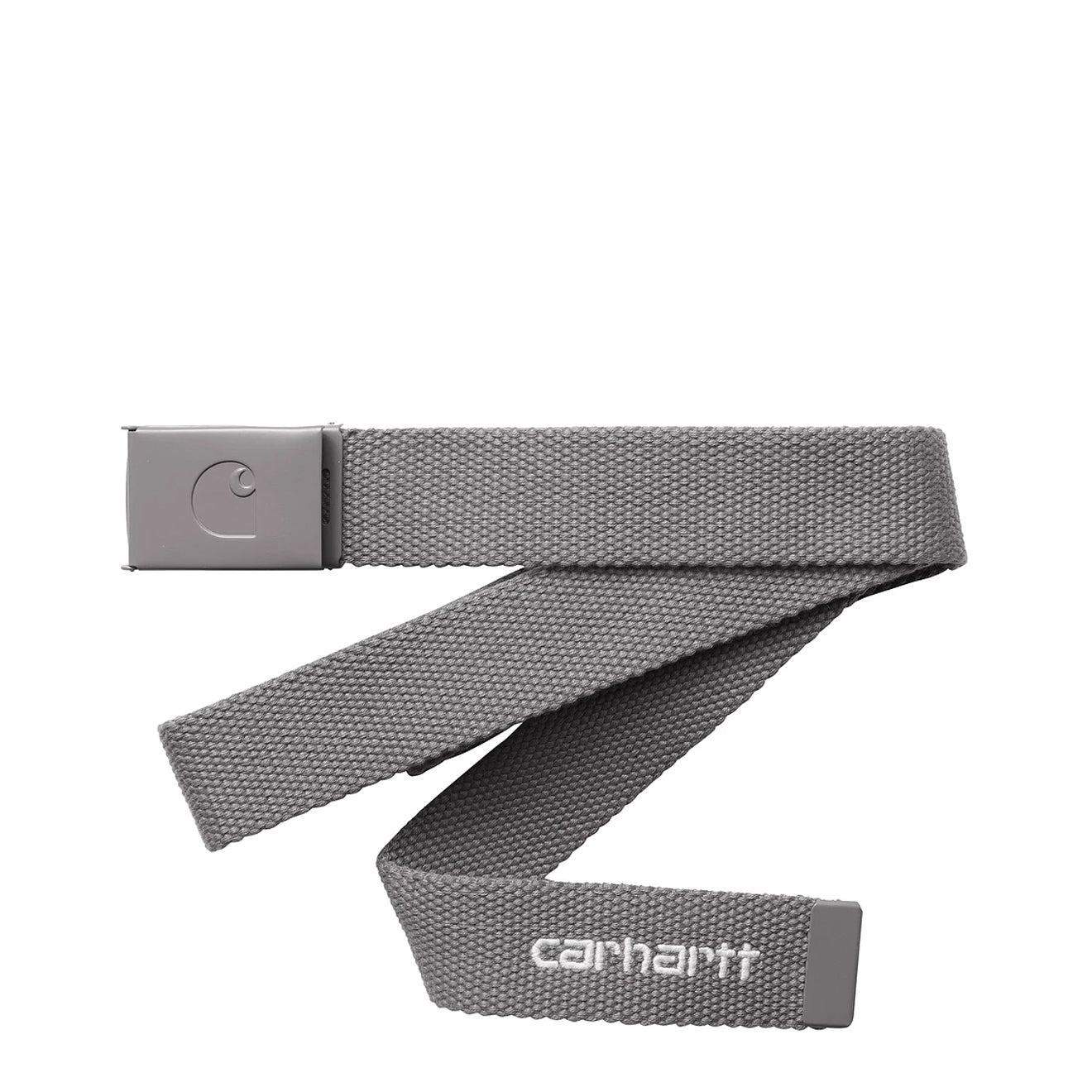 Carhartt WIP C-Logo Belt Tonal Porphyry / White - pam pam