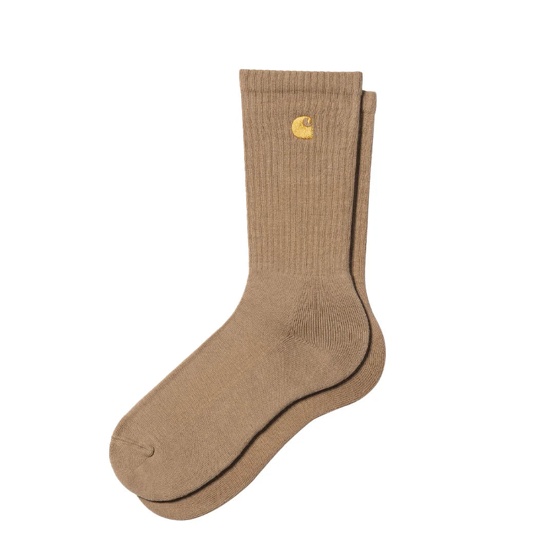 Carhartt WIP Chase Socks Peanut / Gold - pam pam