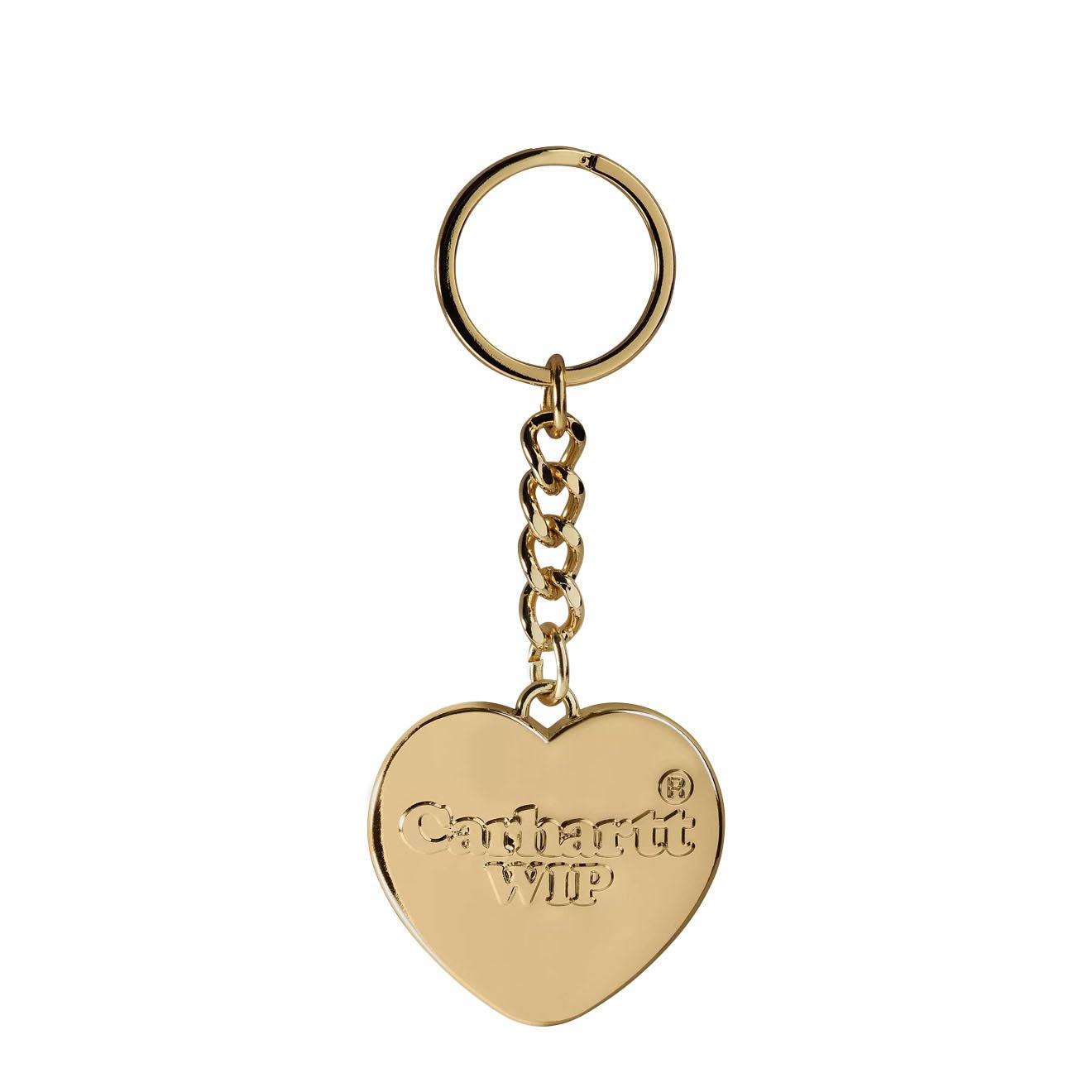 Carhartt WIP Heart Keychain Gold - pam pam