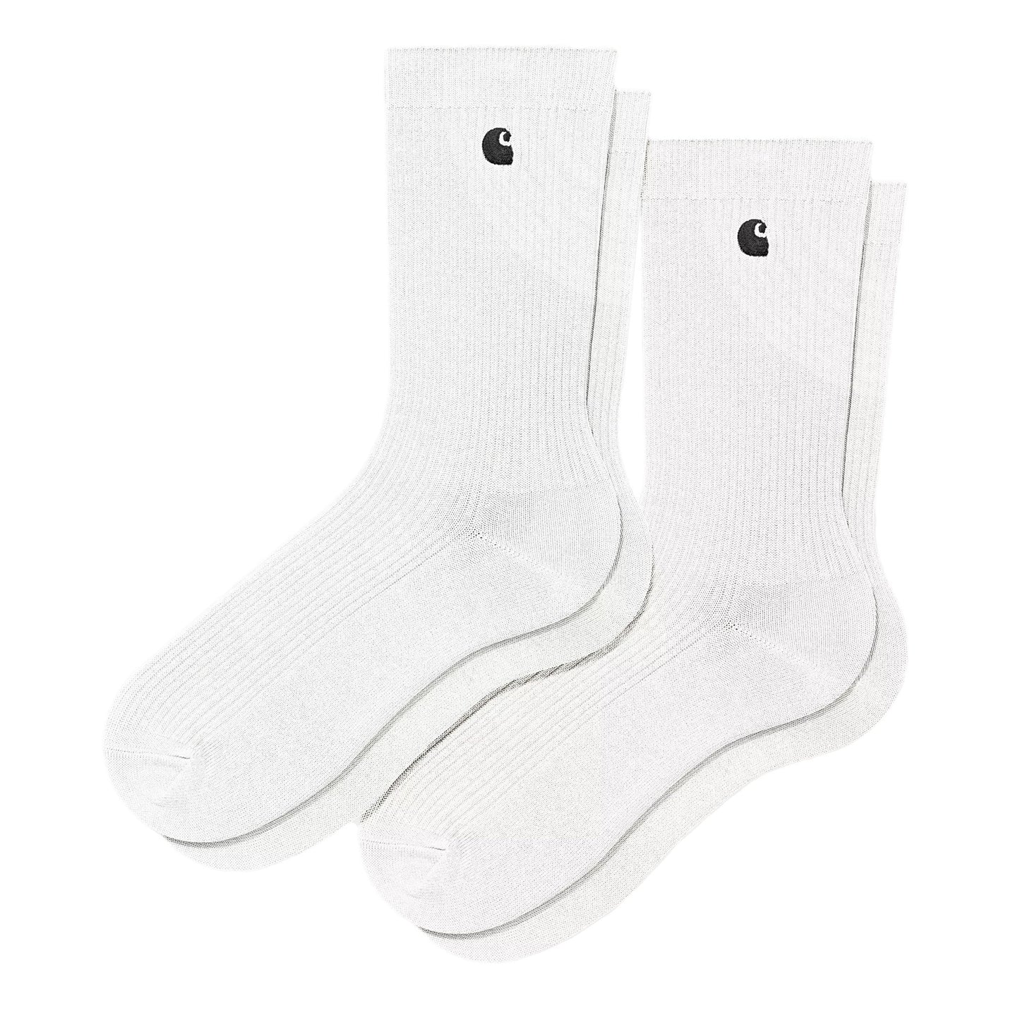 Carhartt WIP Madison Pack Socks White / Black + White / Black - pam pam