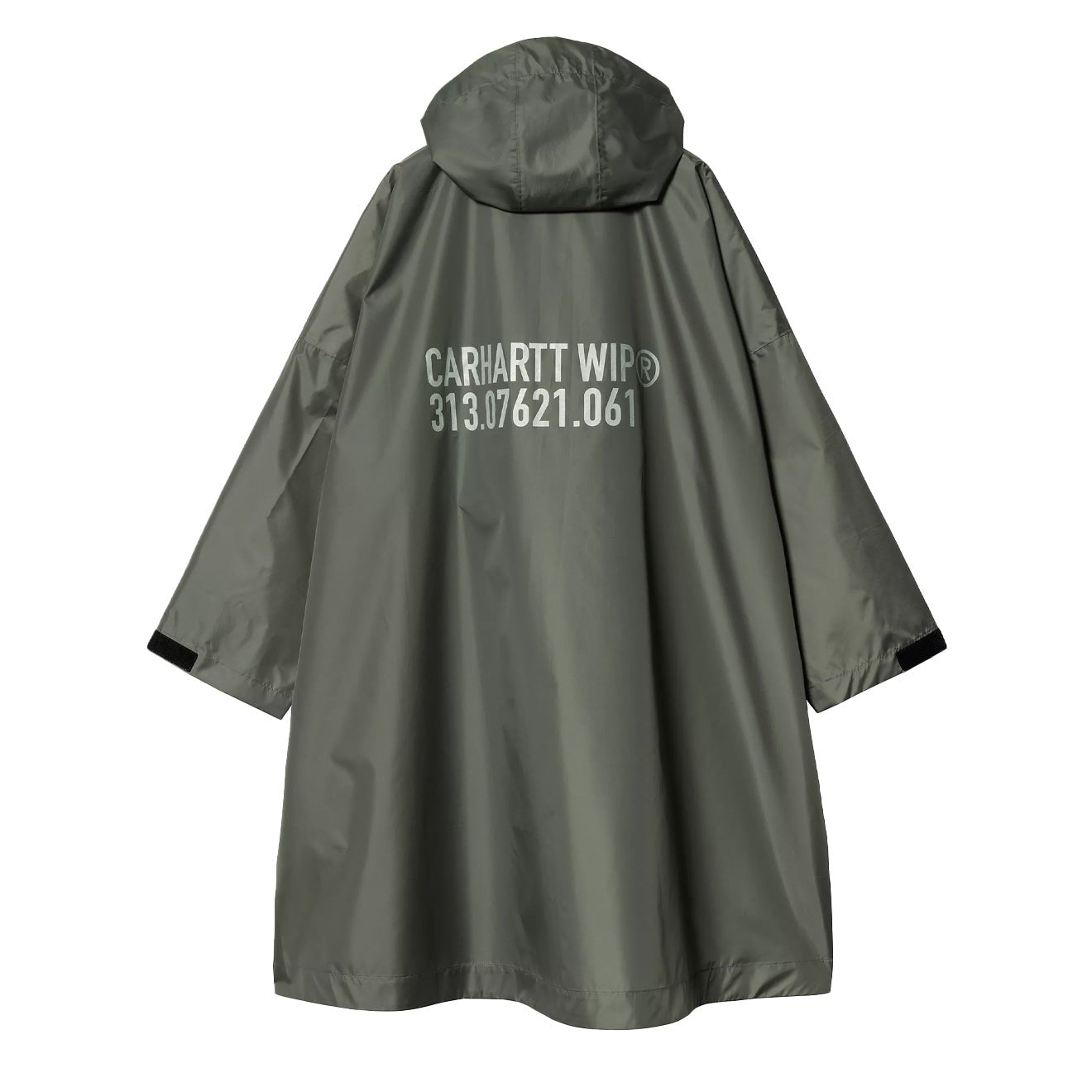 Carhartt WIP Tour Packable Rain Poncho Smoke Green / Reflective - pam pam