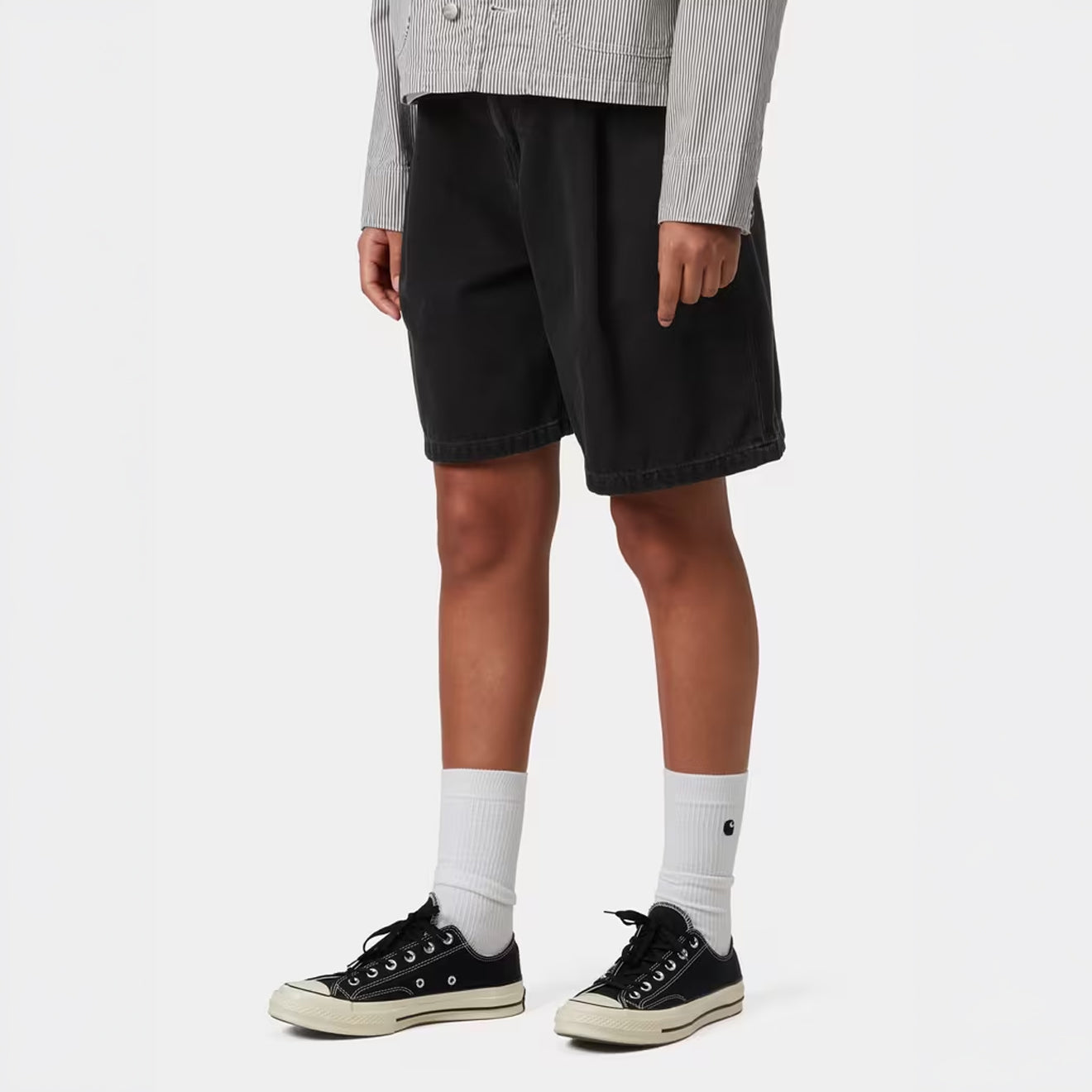 Carhartt WIP Womens Alta Short Black Stone Washed