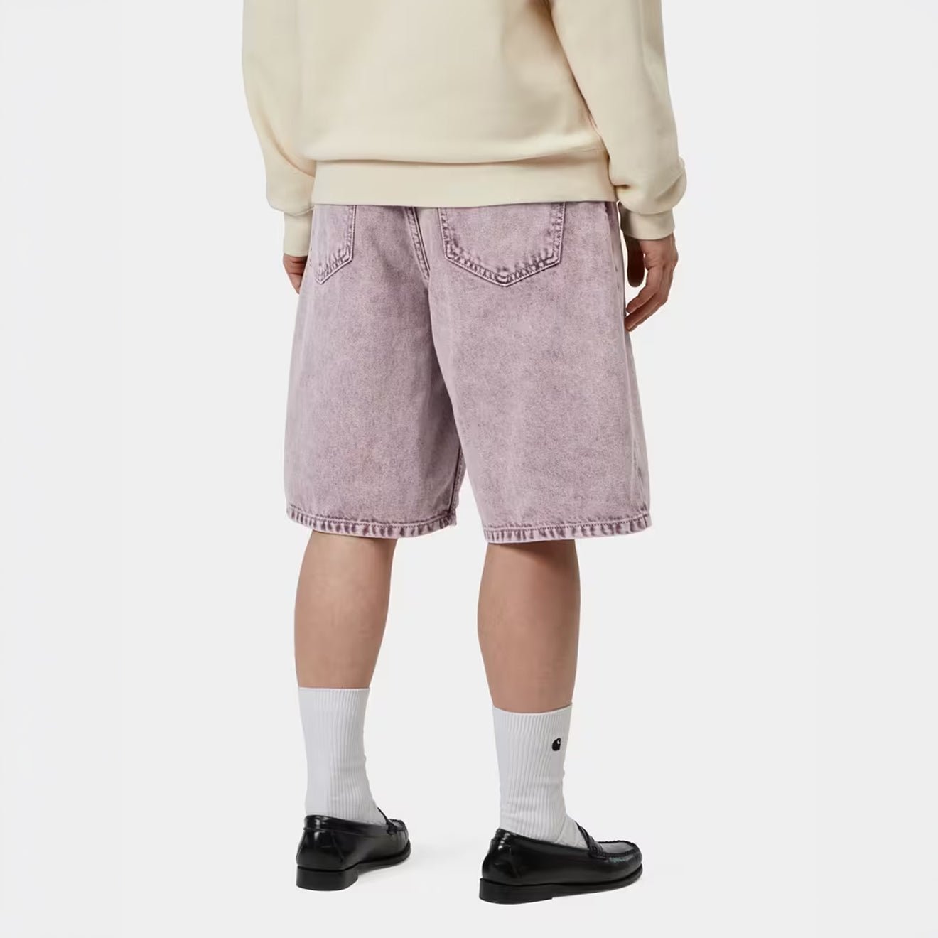 Carhartt WIP Womens Brandon Short Cozy Purple Chalk Wash