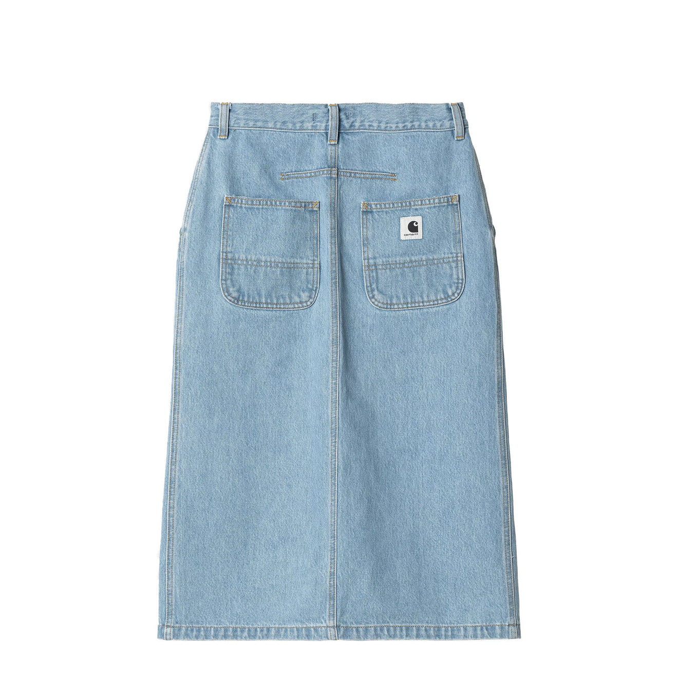 Carhartt WIP Womens Colby Skirt Blue Stone Bleached - pam pam