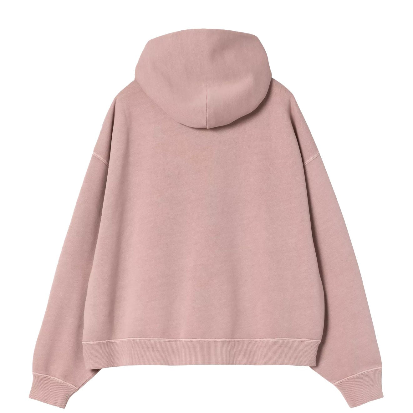 Carhartt WIP Womens Hooded Benton Jacket Glassy Pink Garment Dyed - pam pam
