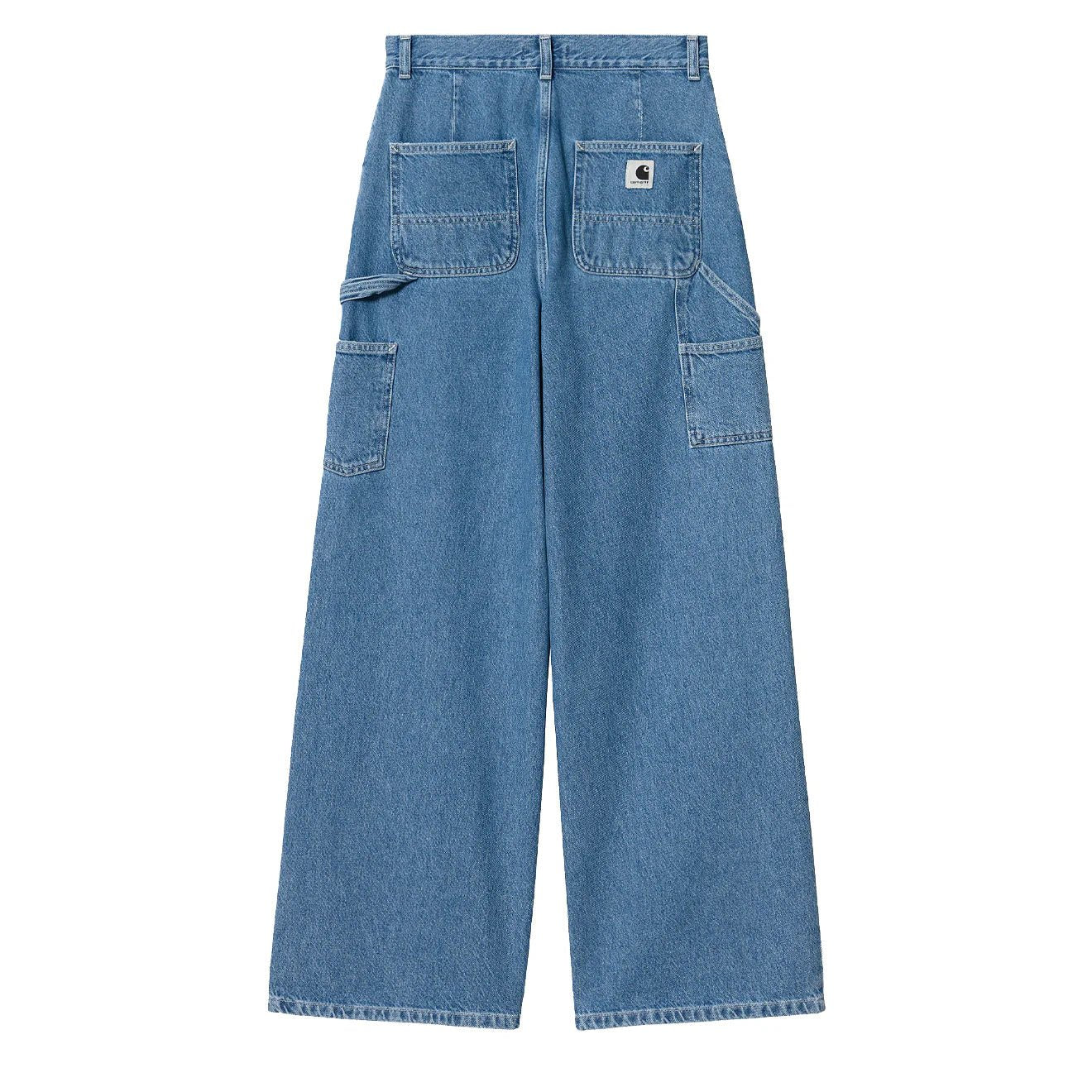 Carhartt WIP Womens Jens Pant Blue Heavy Stone Wash - pam pam