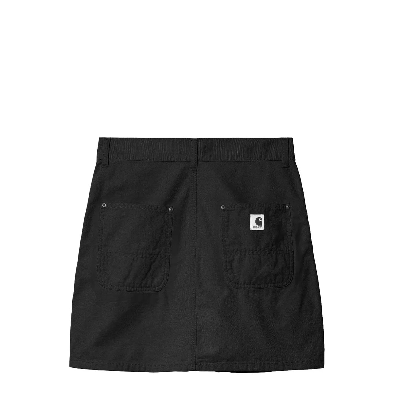 Carhartt WIP Womens Maeve Double Knee Skirt Black Stone Washed - pam pam
