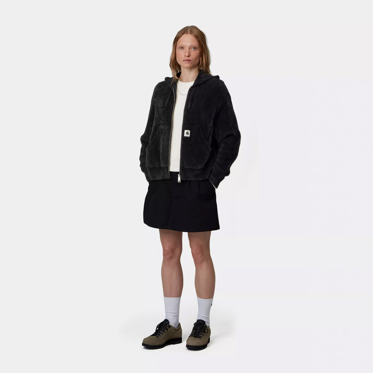 Carhartt WIP Womens Maine Active Sweater Jacket Black