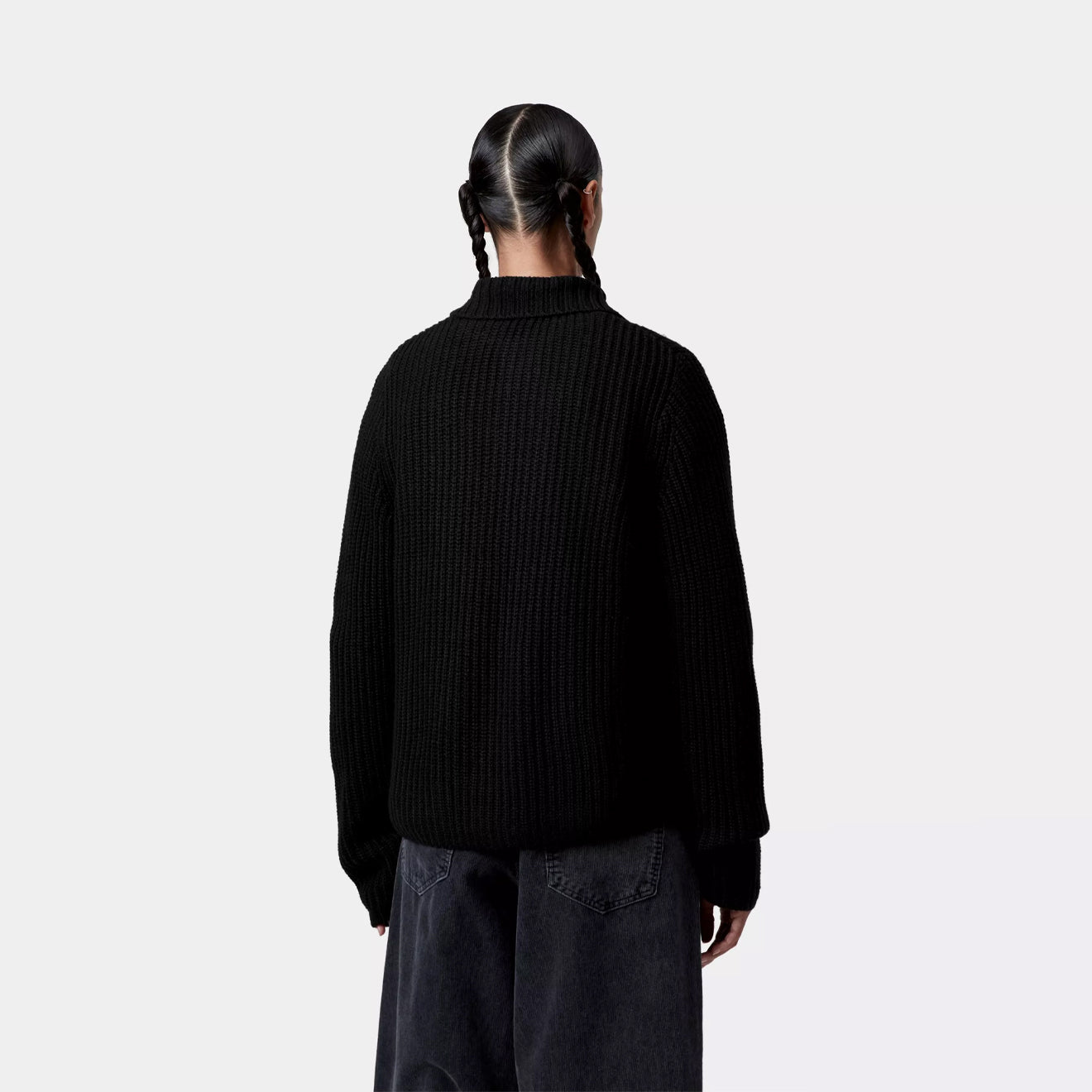 Carhartt WIP Womens Michigan Sweater Black - pam pam