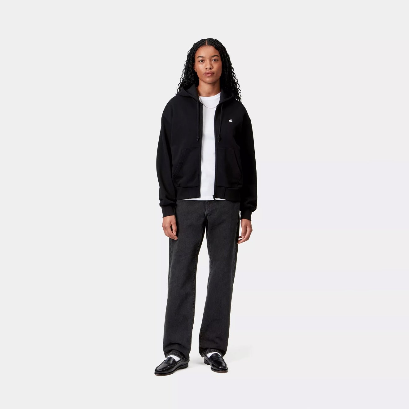 Carhartt WIP Womens Noxon Pant Black Stone Washed