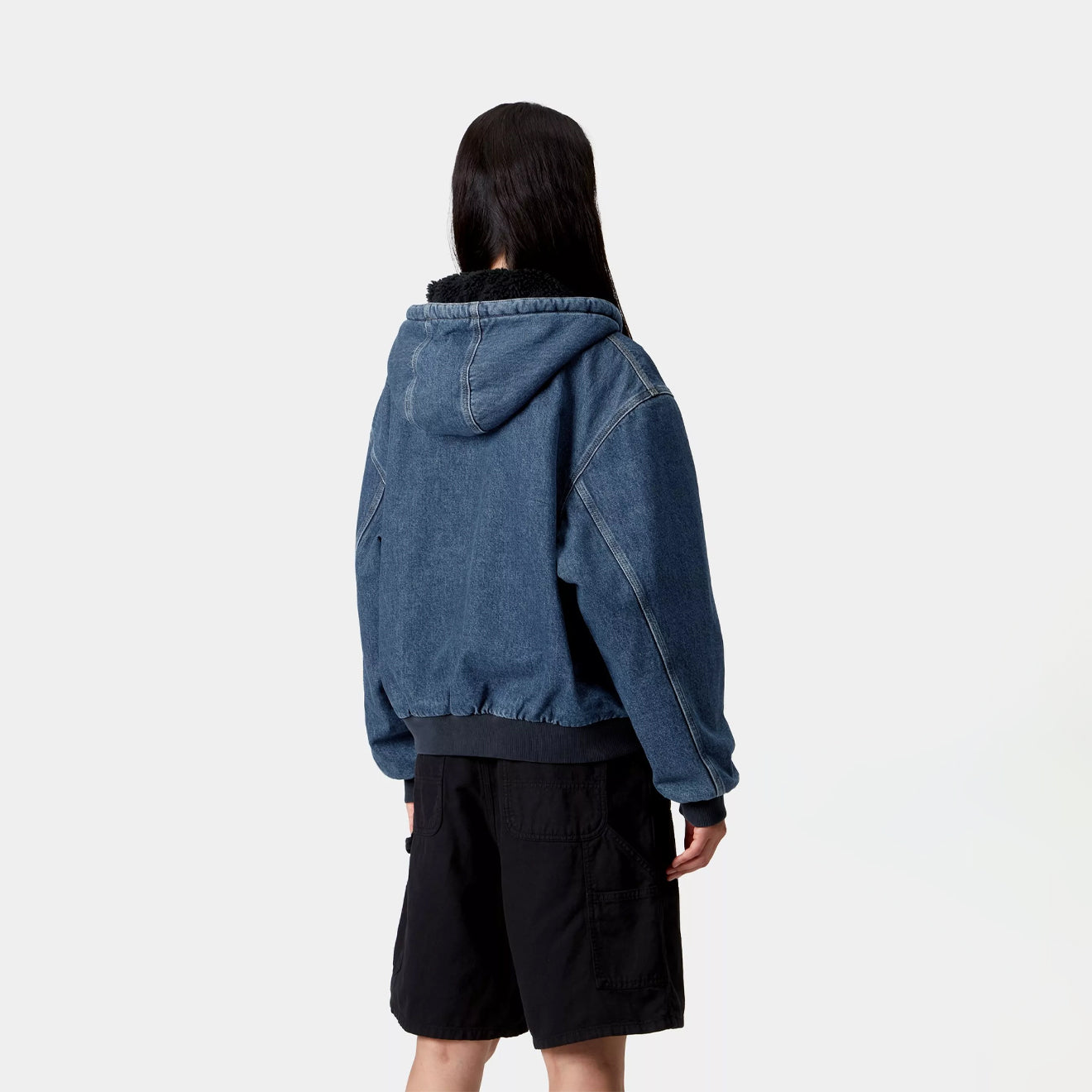 Carhartt WIP Womens OG Active Jacket Blue Stone Washed - pam pam