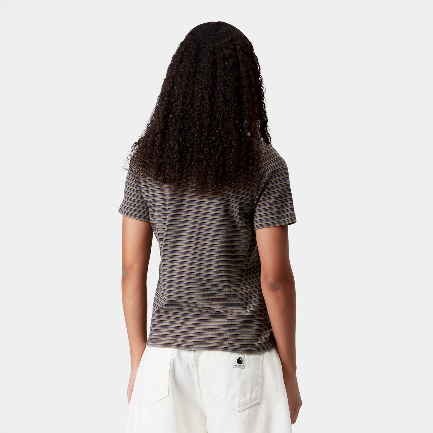 Carhartt WIP Womens S/S Dion Polo Dion Stripe Lily