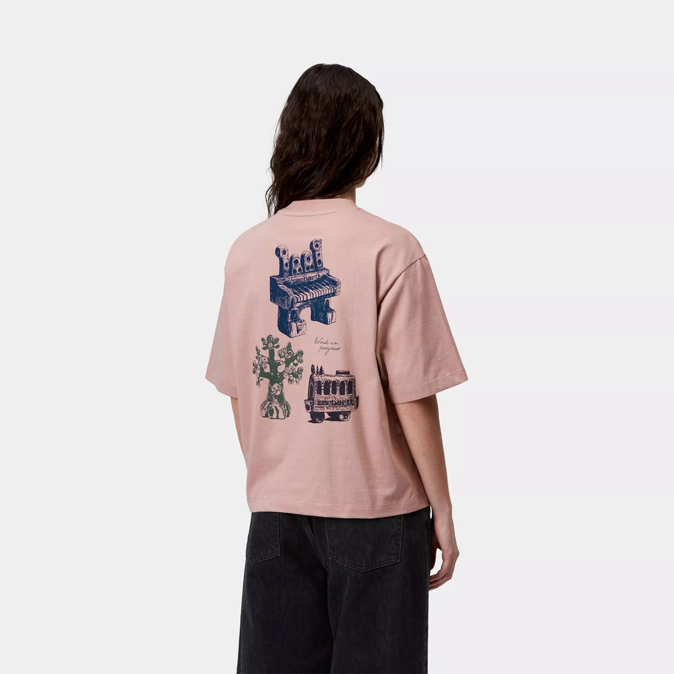 Carhartt WIP Womens S/S Forma T-Shirt Gentle Pink