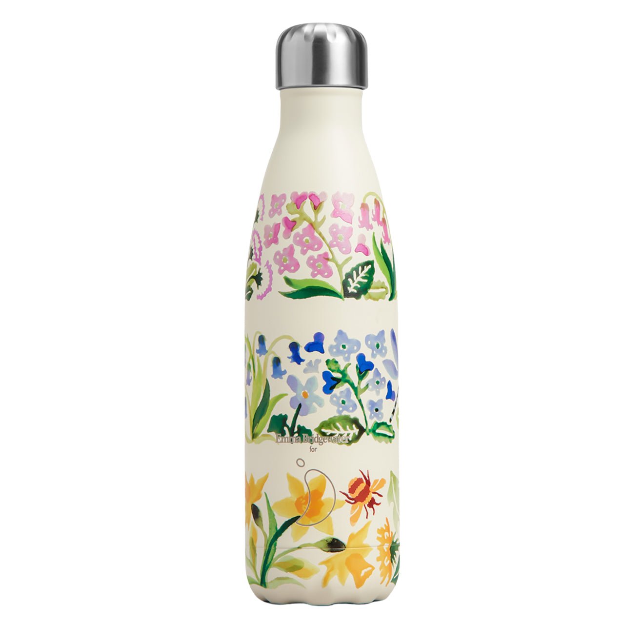 Chillys 500ml Water Bottle Emma Bridgewater Wildflower Walks - pam pam
