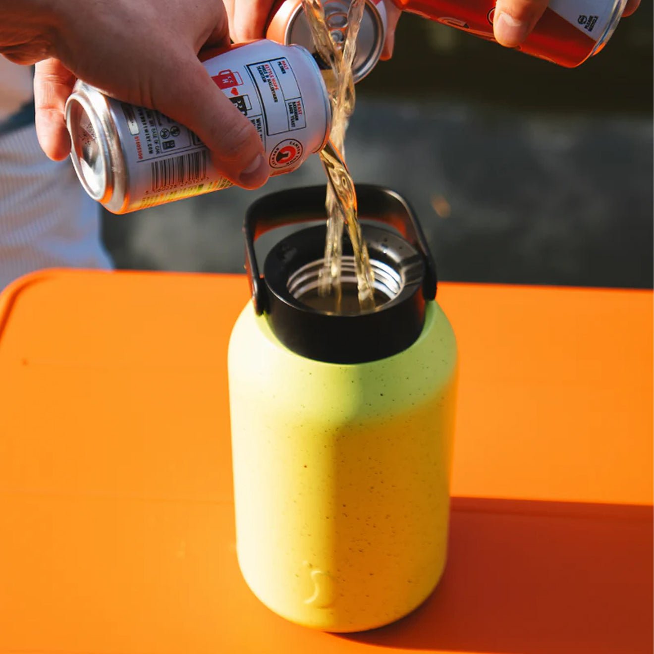 Chillys Big Mouth Bottle 2 Litre Lime Lite Flexk - pam pam