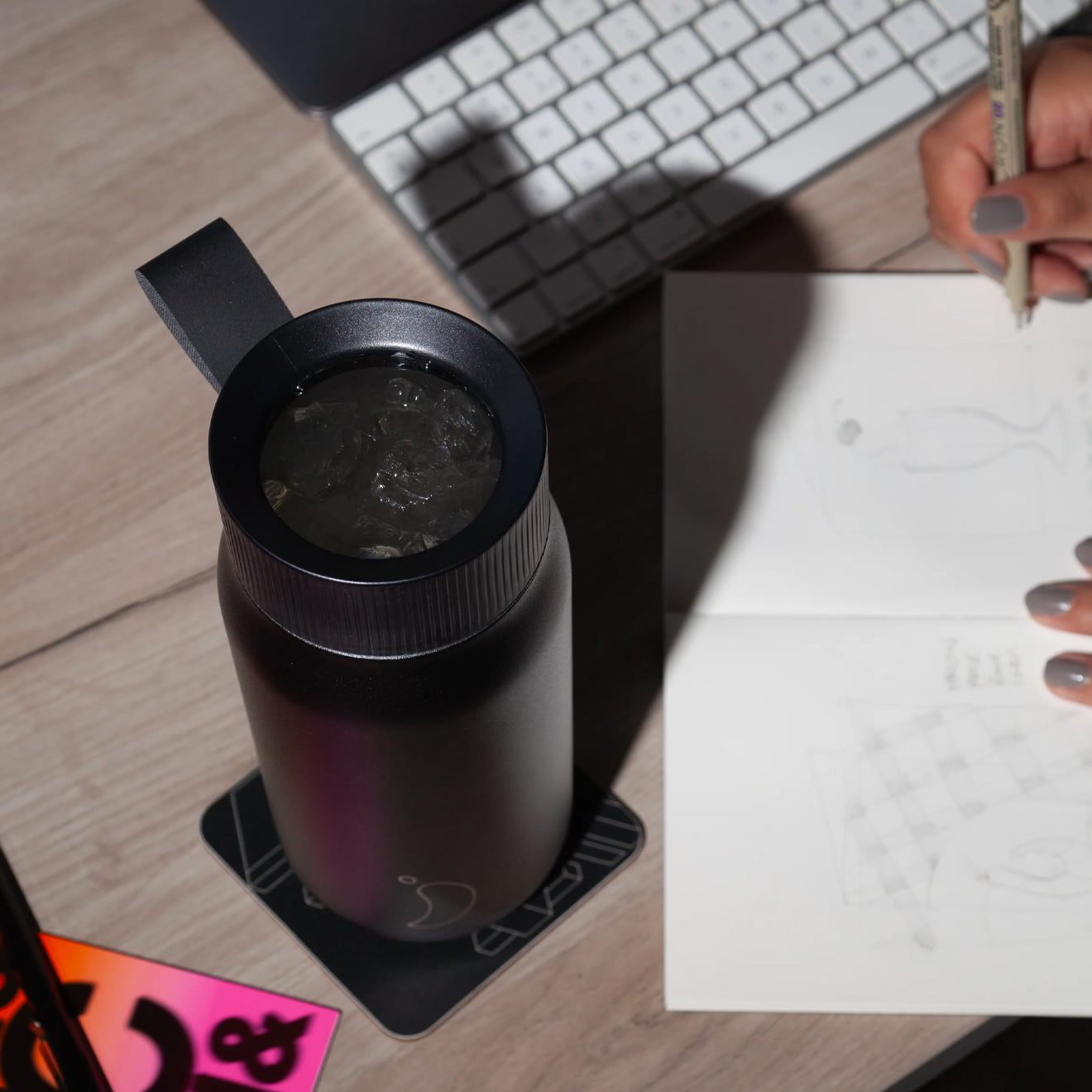 Chillys Series 2 Switch 750ml Cup Abyss Black - pam pam