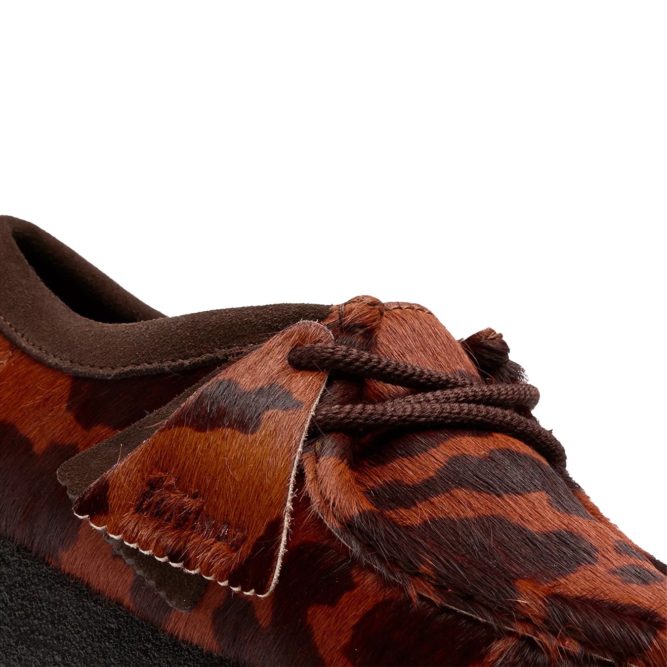Clarks Originals Womens Wallabee Brown Cow Print - pam pam