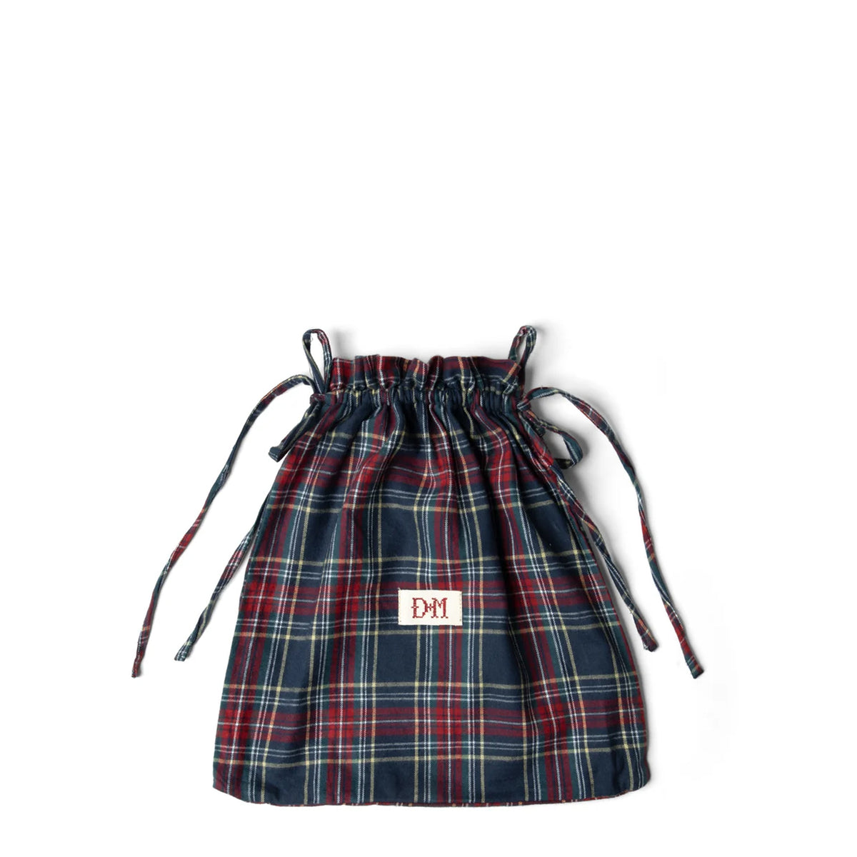 Damson Madder Antonella Flannel Pj Set Tawny Check Malbec