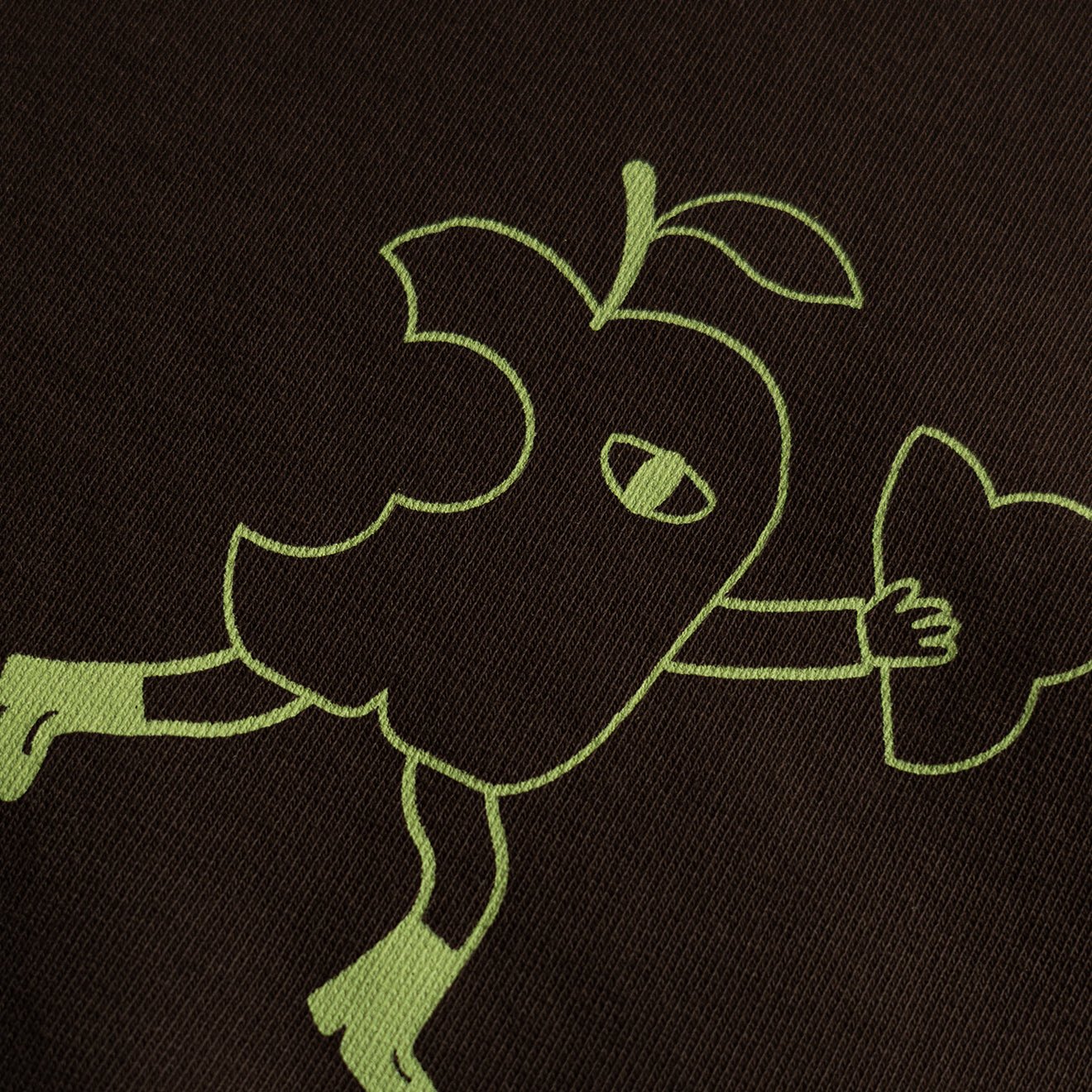 Damson Madder Apple Peel Sweatshirt Choc - pam pam