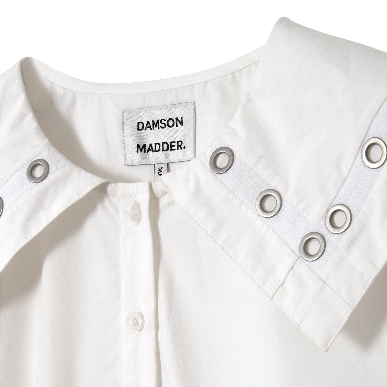 Damson Madder Cyrus Eyelet Blouse White - pam pam