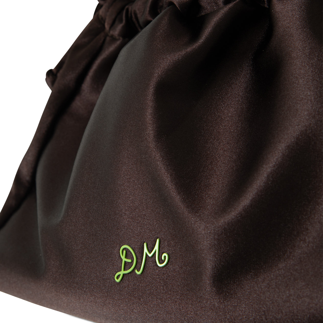 Damson Madder Frilly Alani Bag Coffee Bean Satin