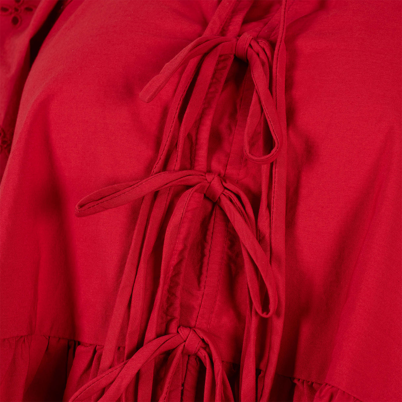 Damson Madder Lana Blouse Red Broderie - pam pam