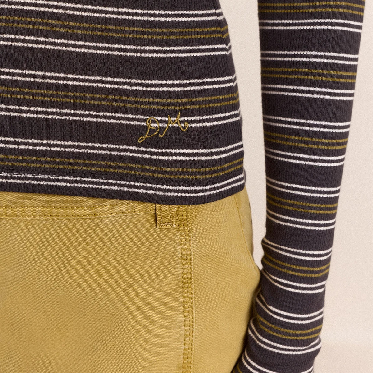 Damson Madder Peyton L/S Polo Multi