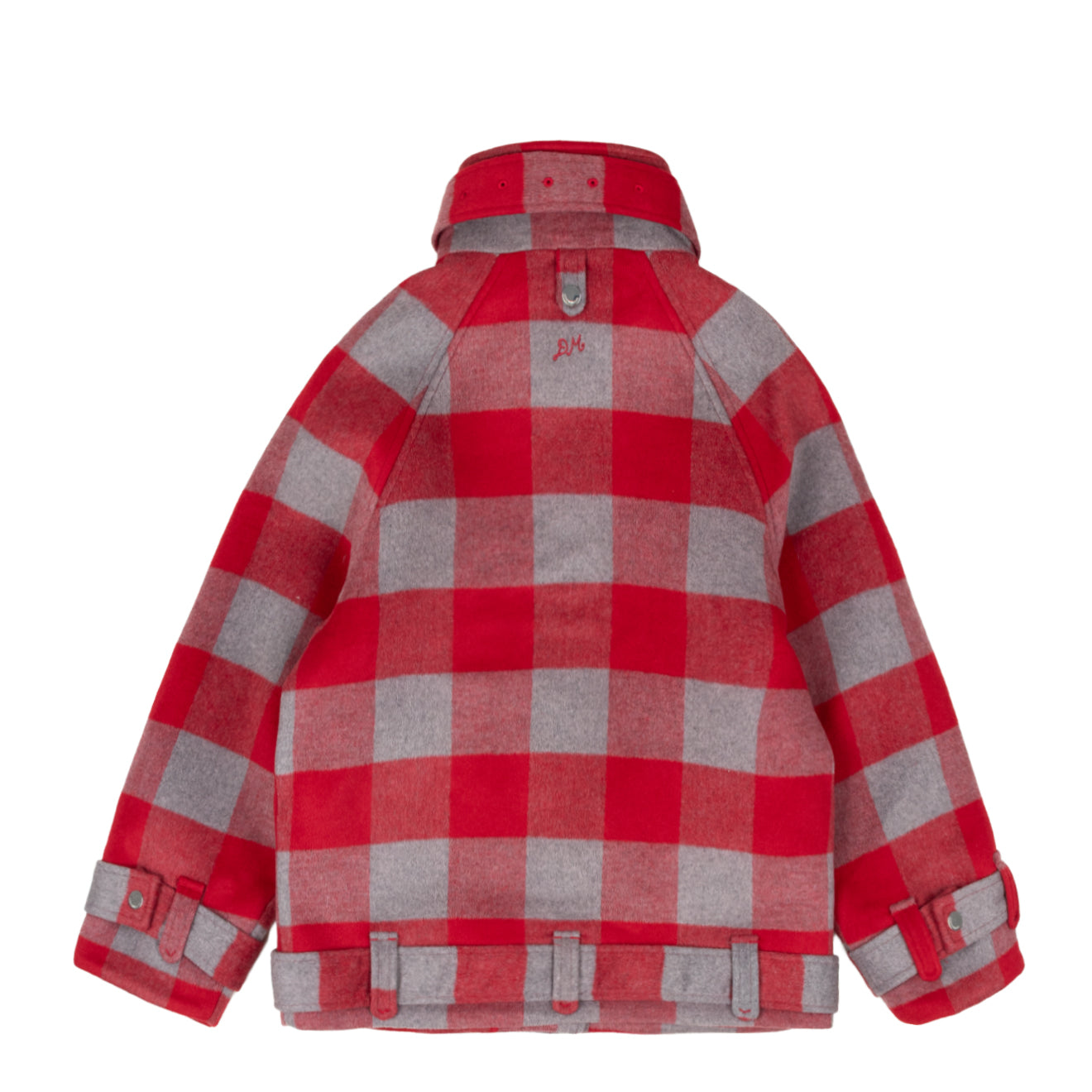 Damson Madder Polly Wool Bomber Red